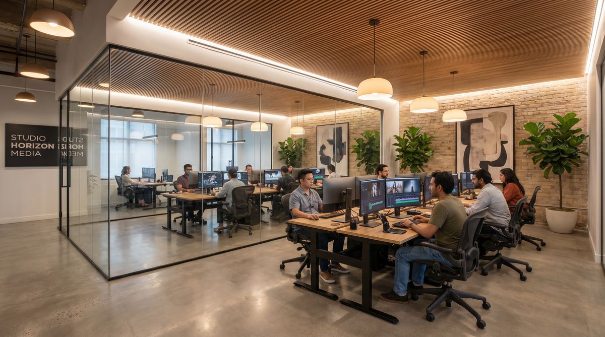 香蕉漫画公司办公环境